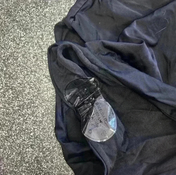 NWOT BLACK TYE FRONT CUTOUT HIGH CUT SWIM SUIT SIZE LG - Picture 6 of 8